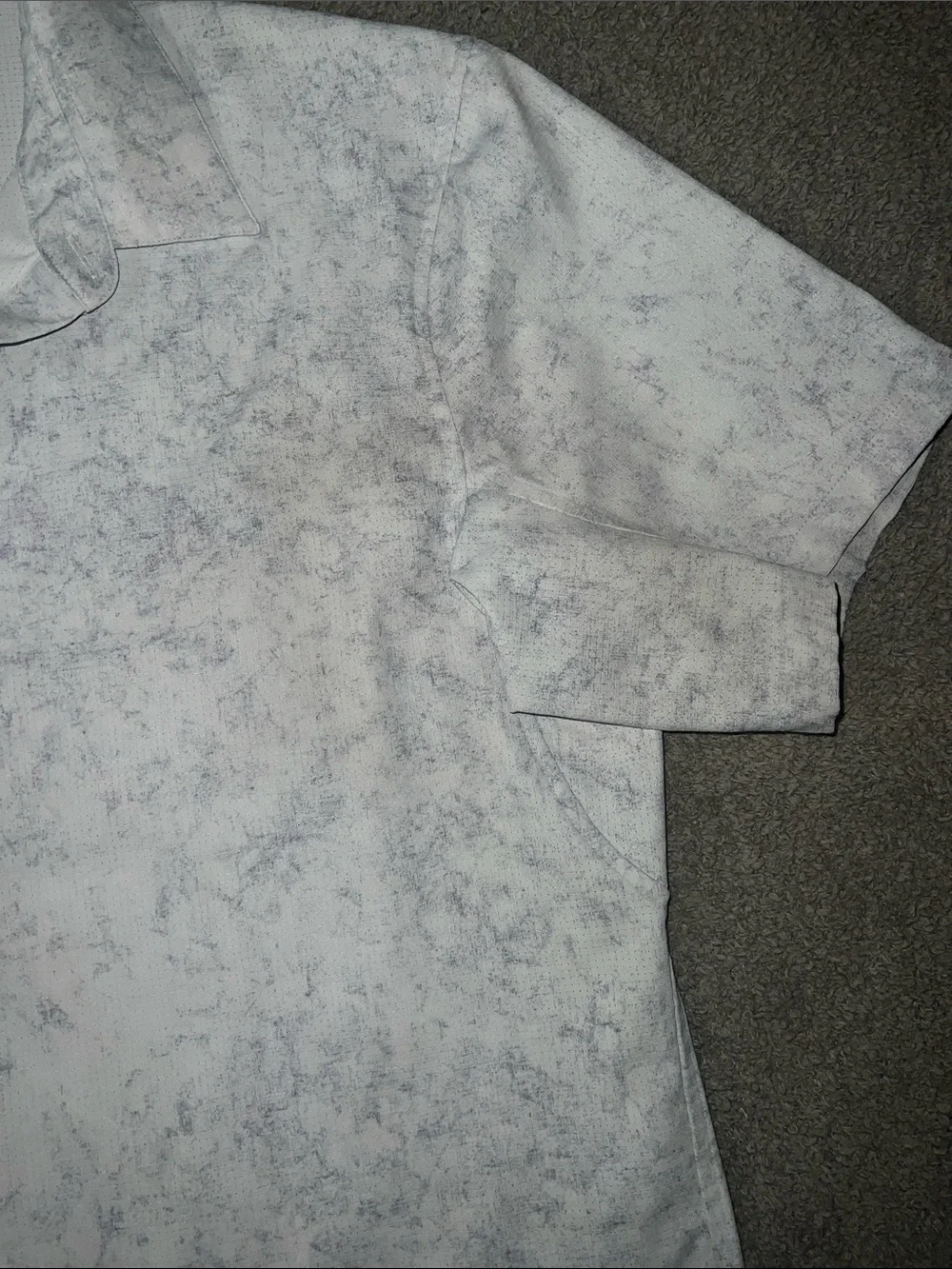 Lululemon Airing Easy Short Sleeve Button Up Shirt Ventlight Mesh size Large